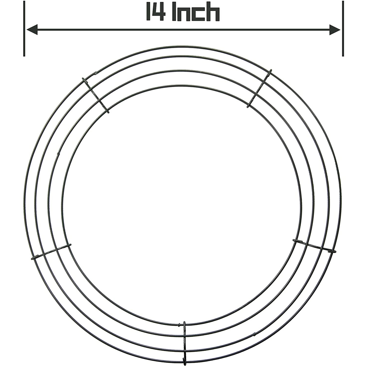Wreath Form Wire - A25F-14 Inch Draadkransframe Metalen Ronde Kransvorm