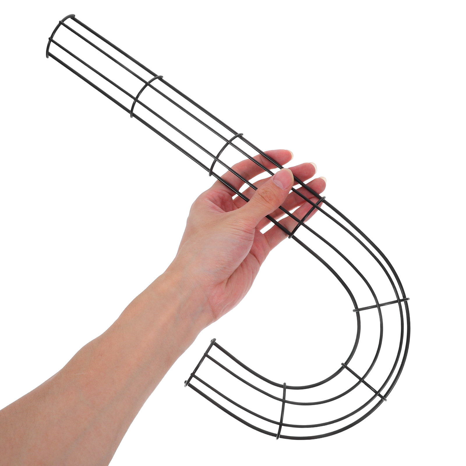 Wreath Form Wire - 2 stuks Kerst J-vormige kransvorm van