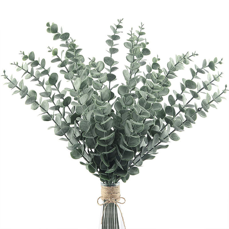 Eucalyptus Preserved - 20 stks Kunstmatige Eucalyptus Stengels Bladeren