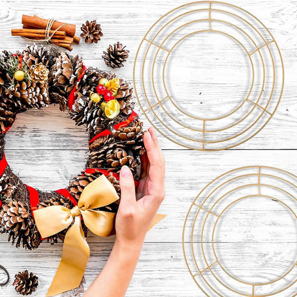 Wreath Form Wire - 20-40cm Krans Frame Muuropknoping Metaal Roestbestendig
