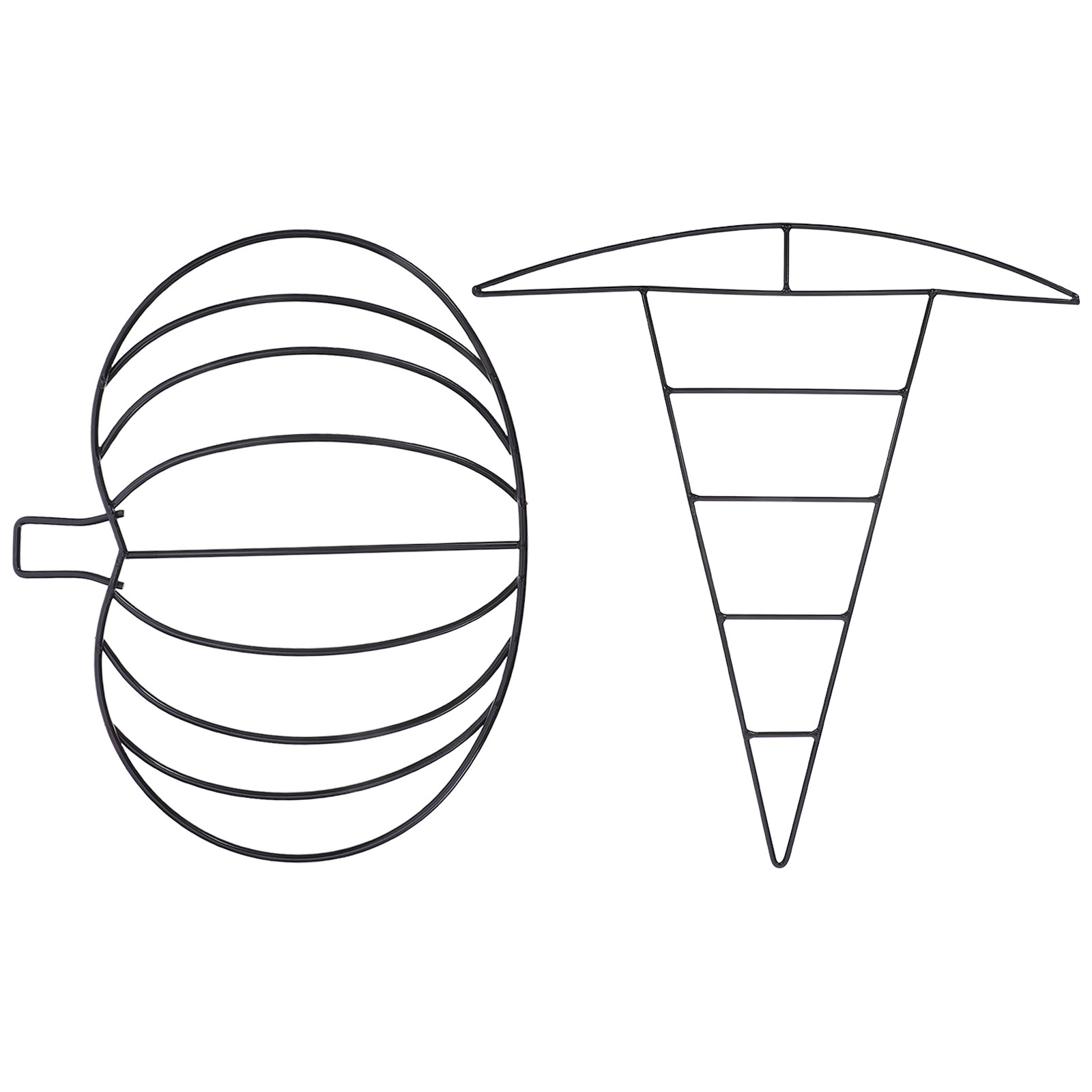 Wreath Form Wire - 2 stuks pompoenvormige kransvorm van ijzerdraad