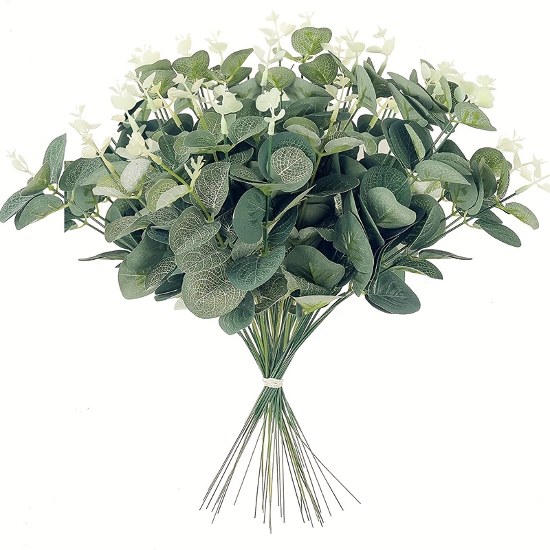 Eucalyptus Preserved - 5/10/15 Stuks Kunstmatige Eucalyptus Bloemen Boeket