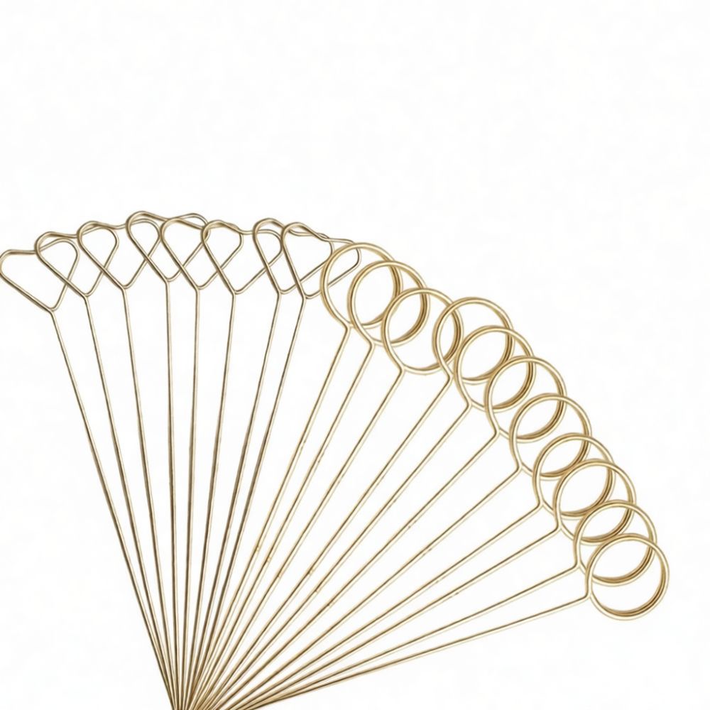 The Florist Supply - Premium gouden metalen bloemenkaarthouder, perfect voor