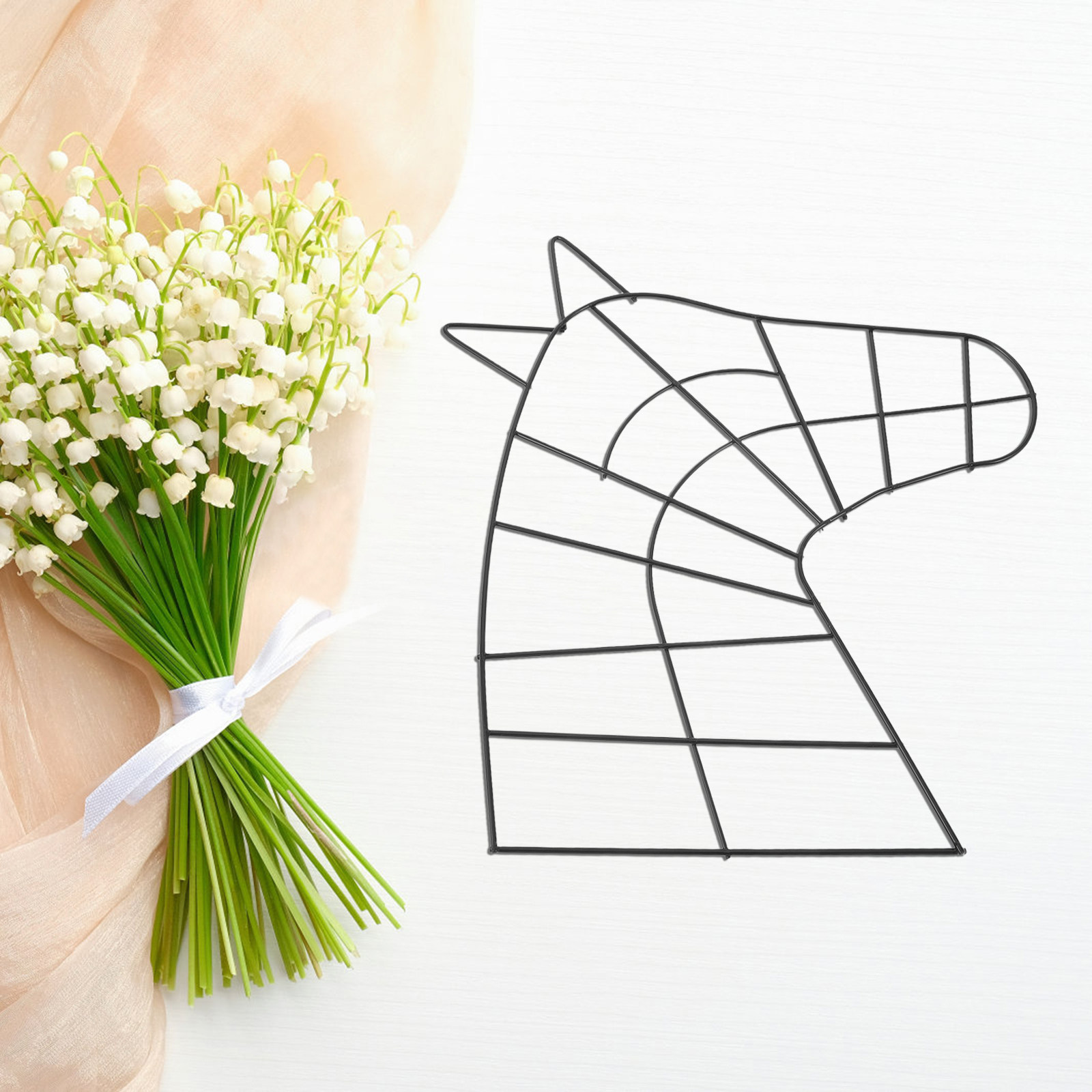 Wreath Form Wire - 2 stuks metalen bloemenring voor het