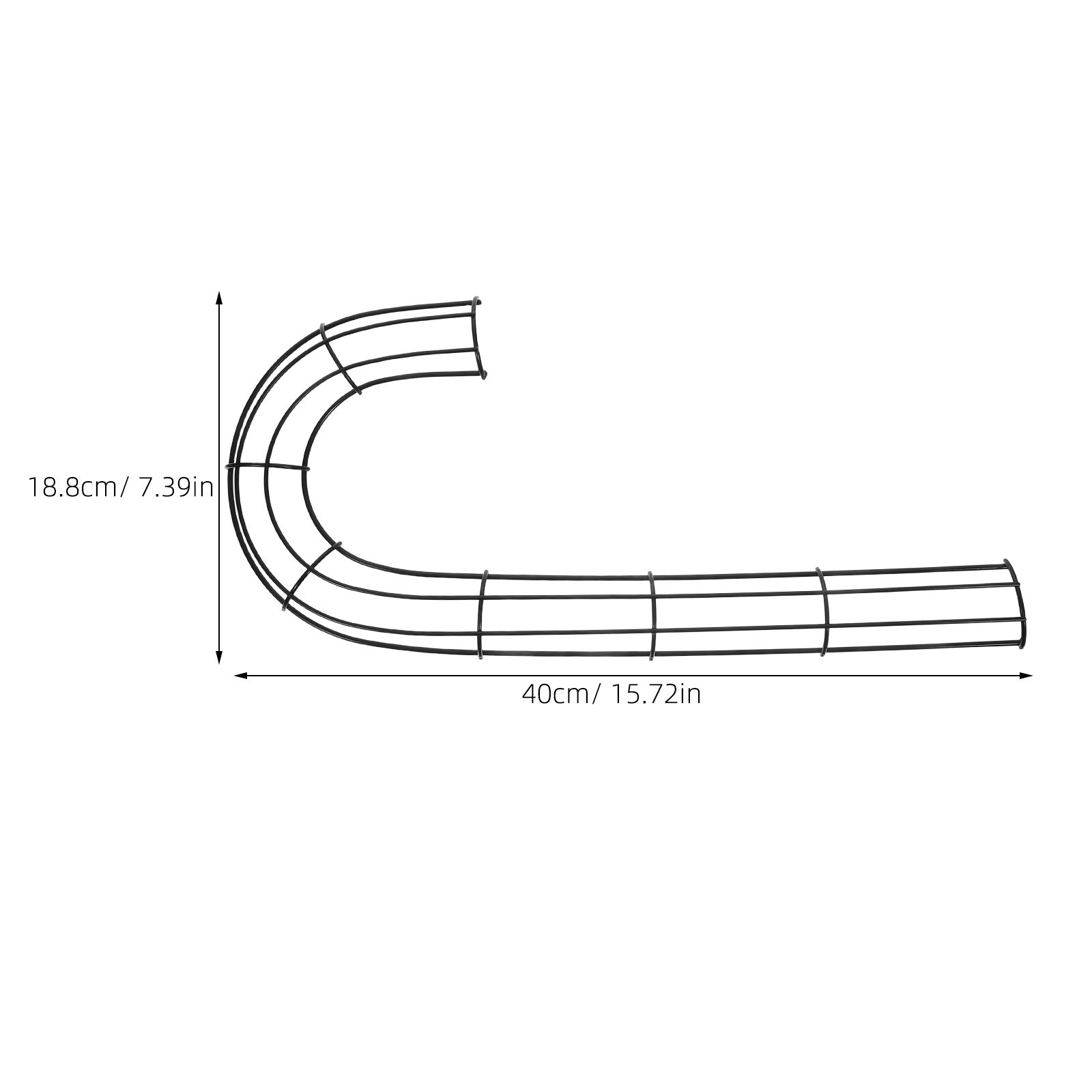 2 stuks Kerst J-vormige kransv - Wreath Form Wire recensie en prijs