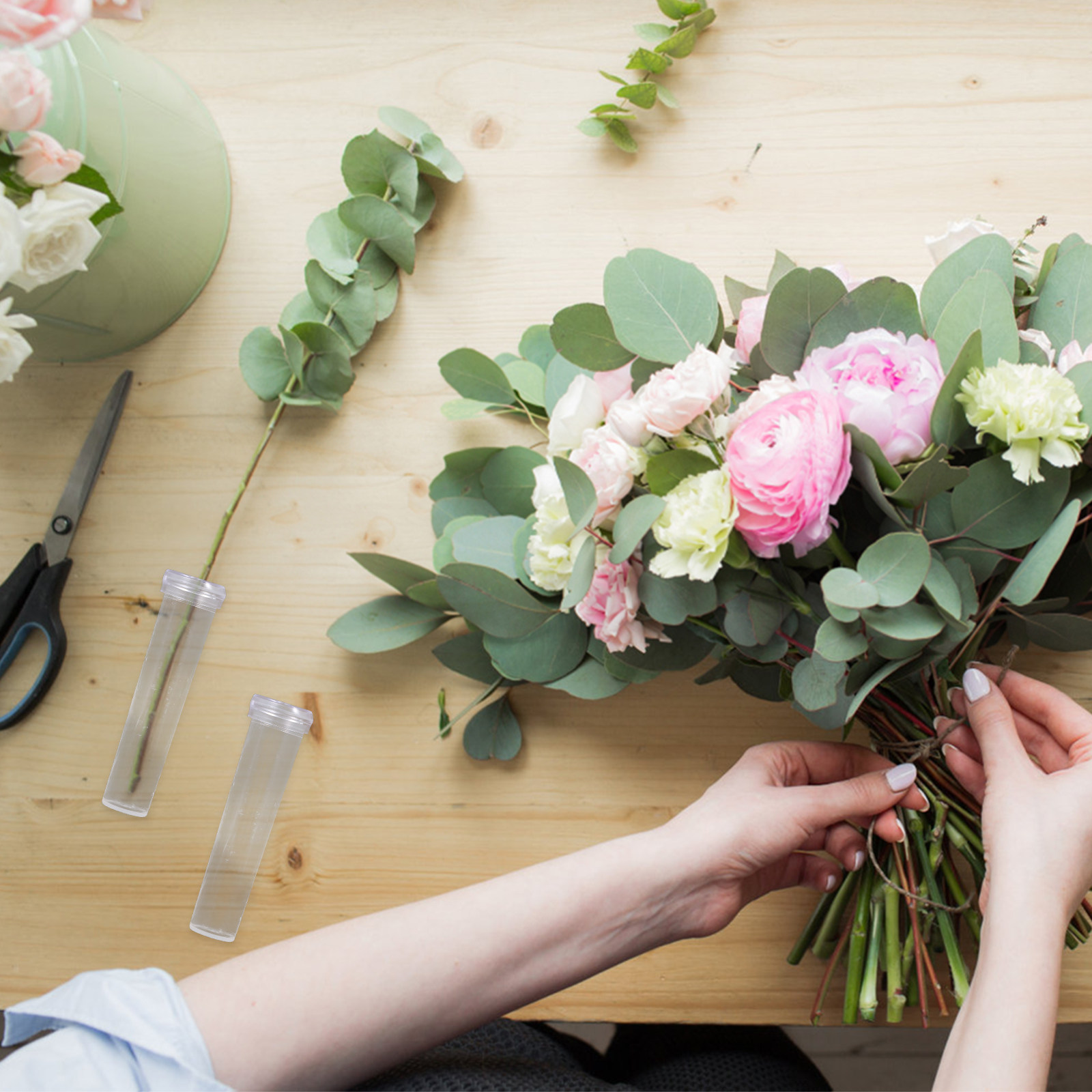 50 stuks bloembuisjes, plastic - The Florist Supply recensie en prijs
