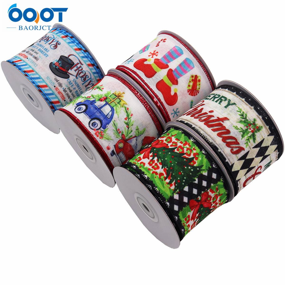 Kerst Wired Edge Linten 2.5in  - Wreath Form Wire recensie en prijs