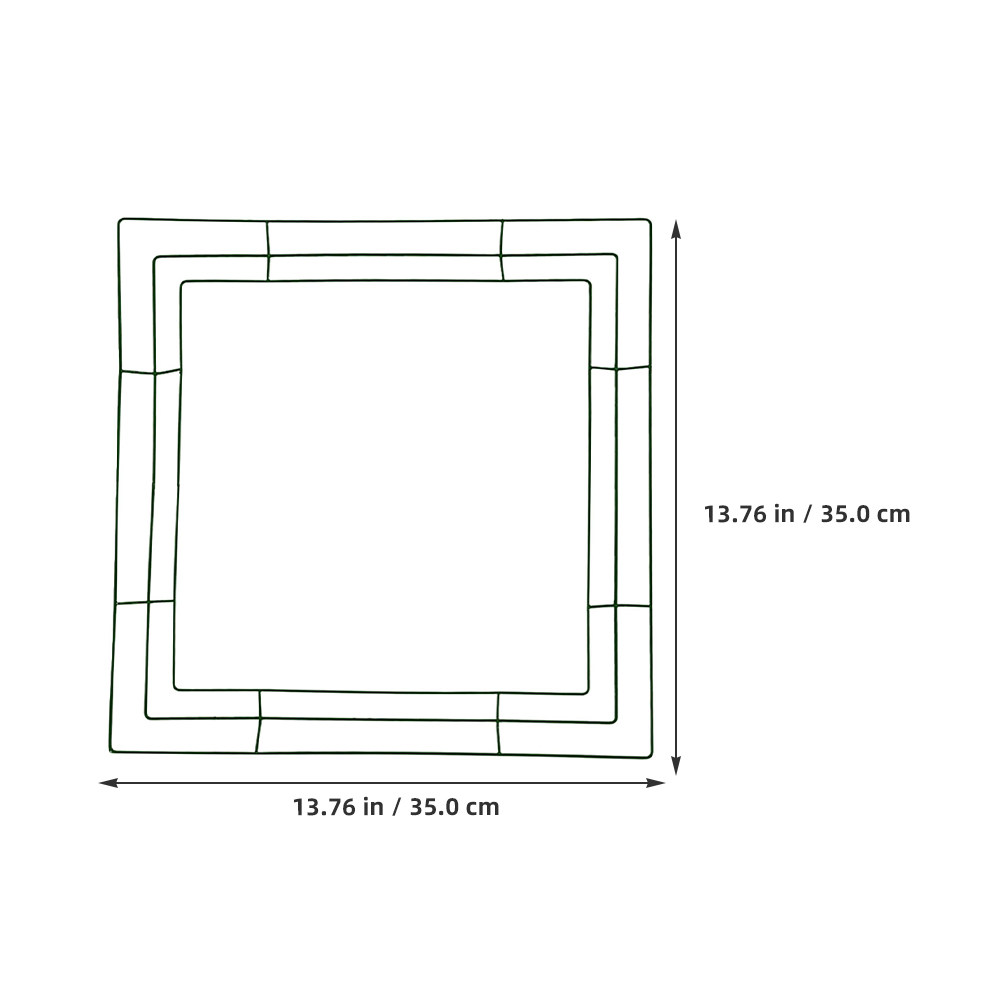 Vierkant kransframe 35x35cm, i - Wreath Form Wire recensie en prijs