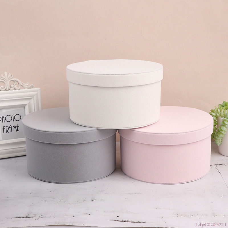 Fluwelen ronde bloemendoos Ges - The Florist Supply recensie en prijs
