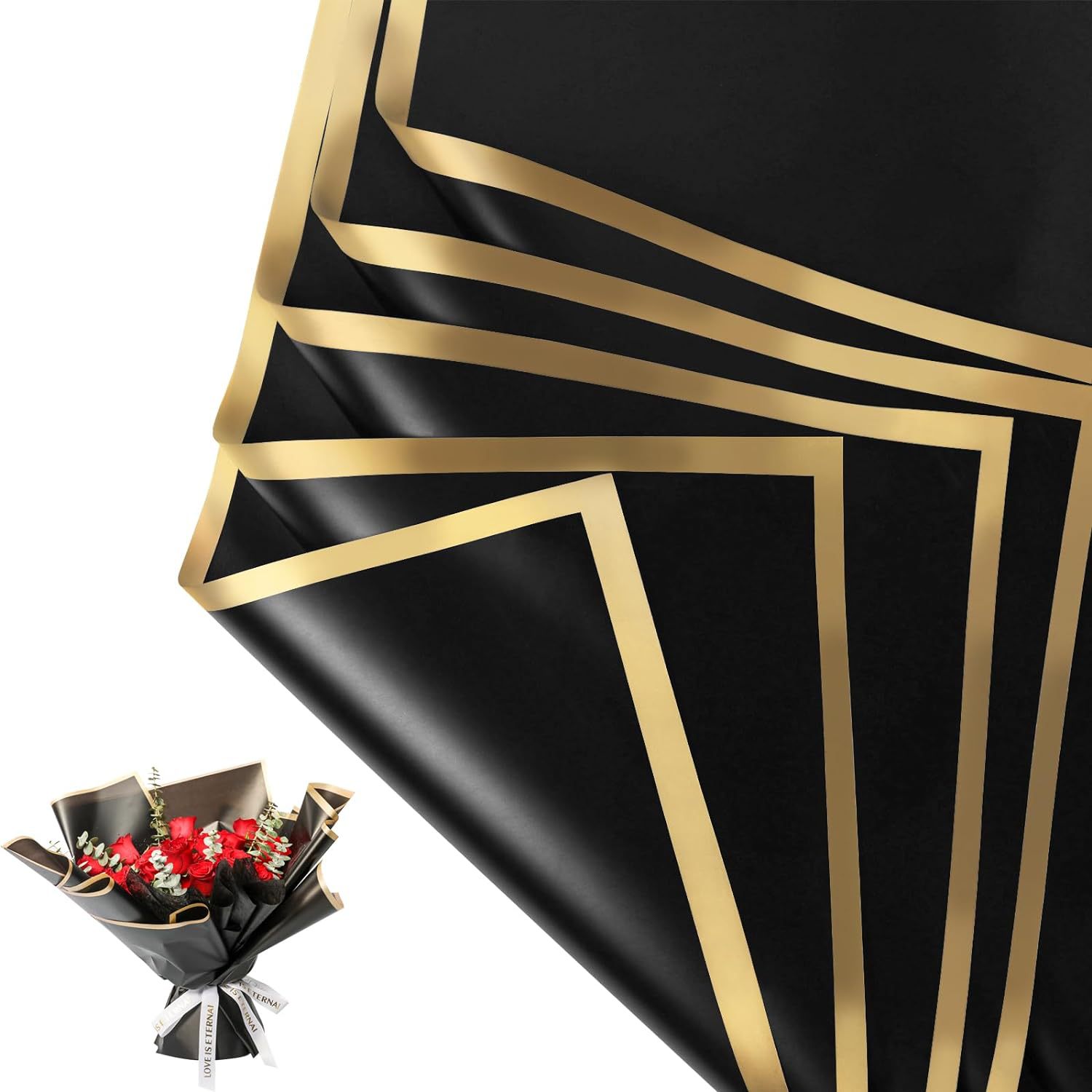 20 vellen gouden rand waterdic - The Florist Supply recensie en prijs