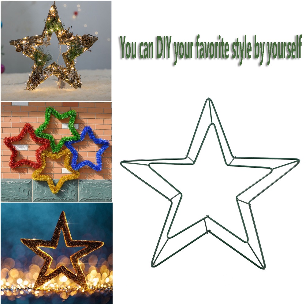 Decoratieve metalen draadsterv - Wreath Form Wire recensie en prijs