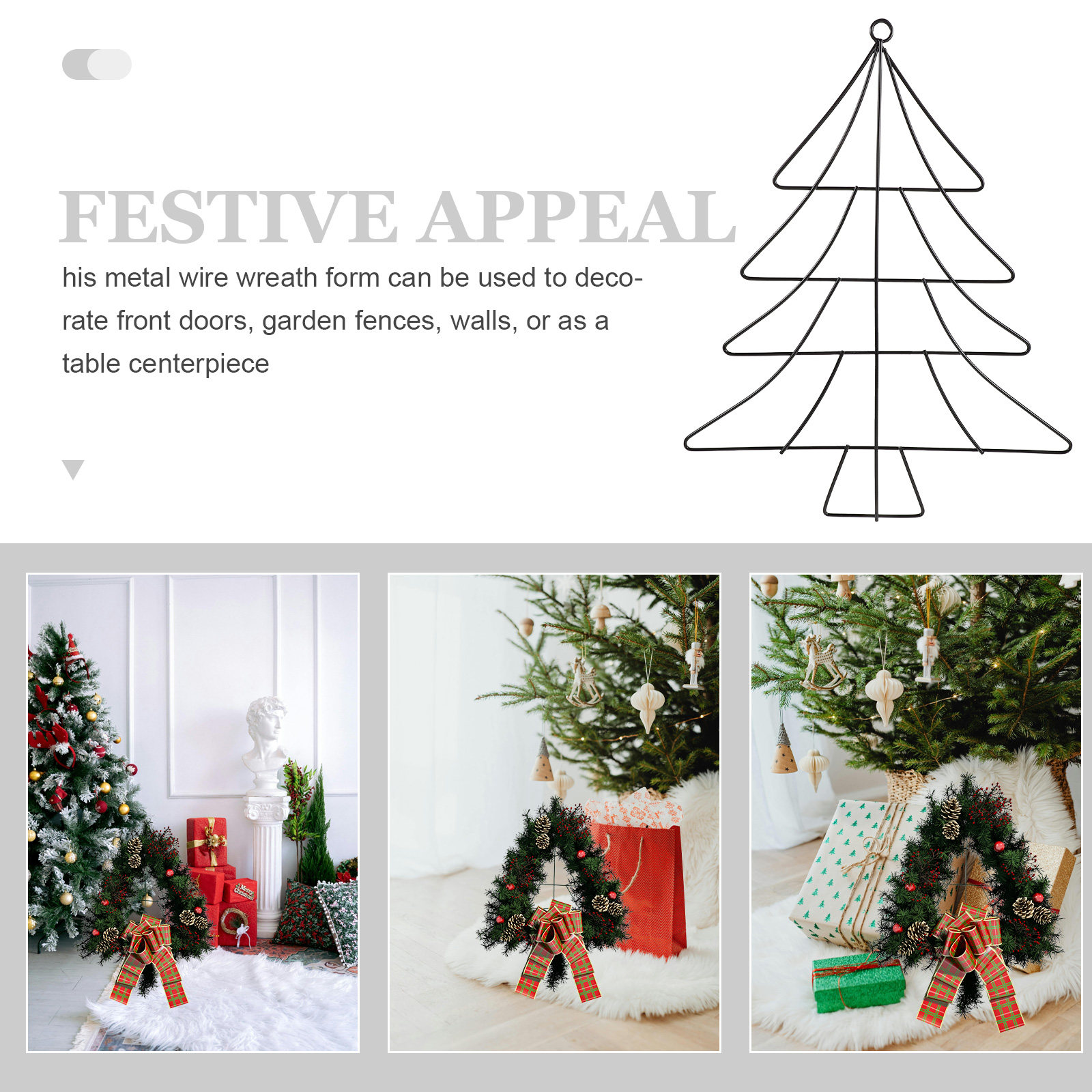2026 Kerstboomvormig Metalen K - Wreath Form Wire recensie en prijs
