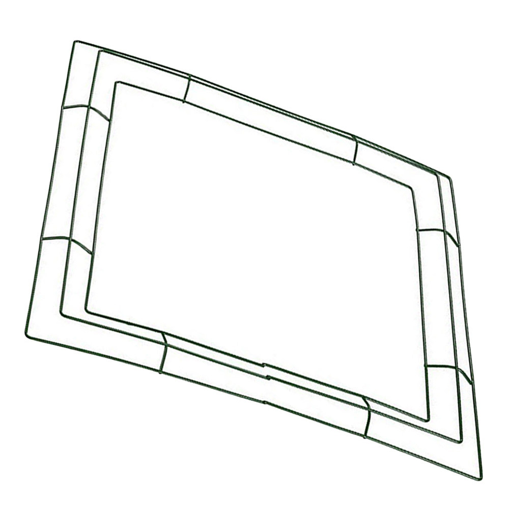 Vierkant ijzeren kransframe 35 - Wreath Form Wire recensie en prijs