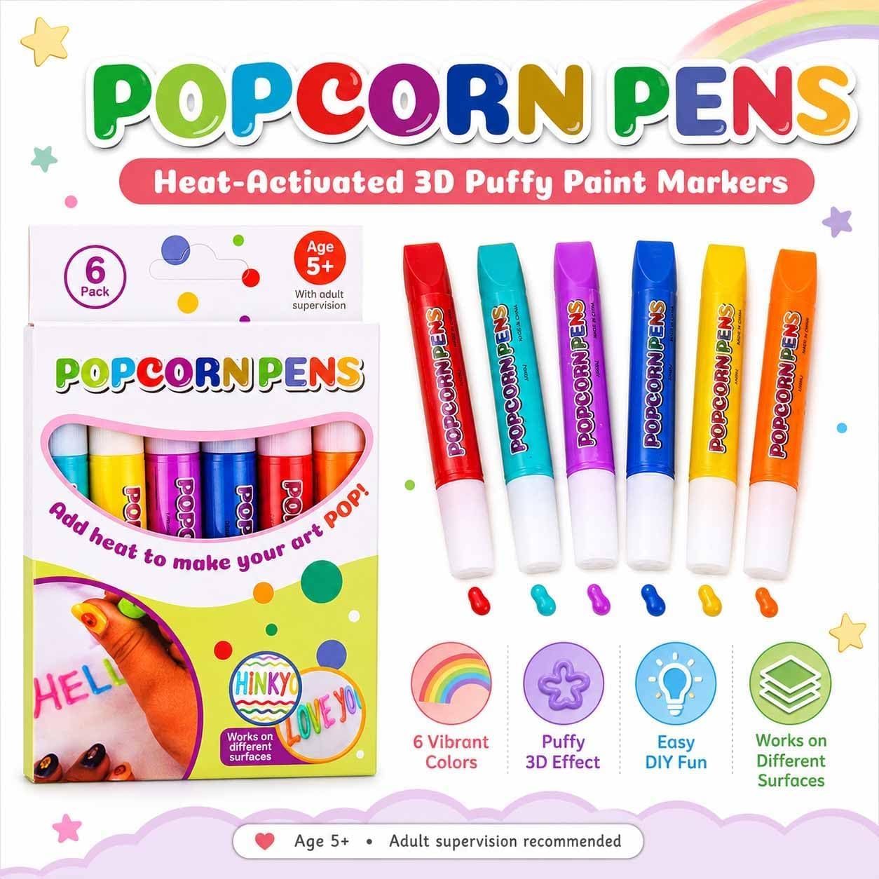Magische Puffy Popcorn Pennen  - Copic Marker Sketch recensie en prijs