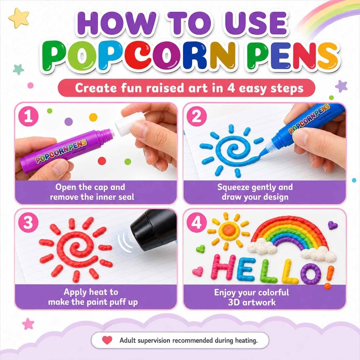 Magische Puffy Popcorn Pennen  - Copic Marker Sketch recensie en prijs
