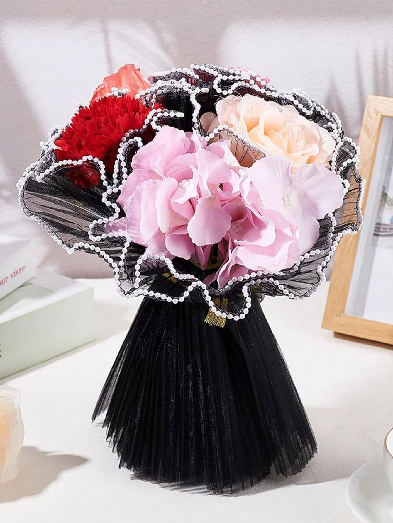 4 yards faux parelrand bloemve - The Florist Supply recensie en prijs
