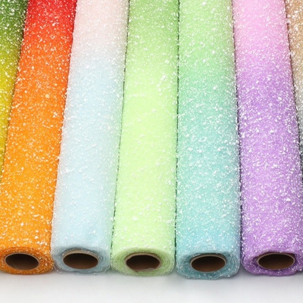 Gradient Sneeuw Dot Garen Mesh - The Florist Supply recensie en prijs